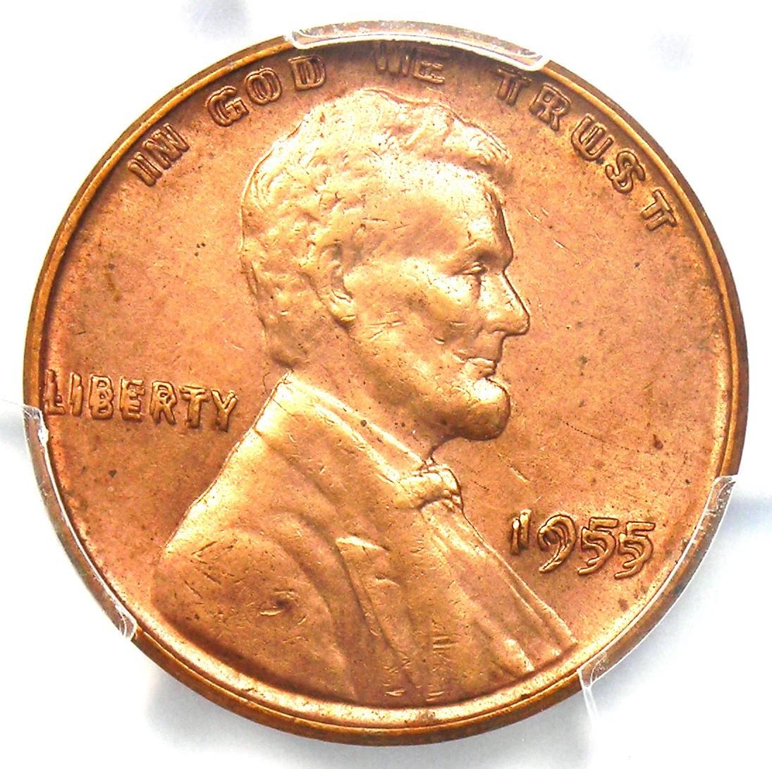 Rare 1955 Double Die Lincoln Penny DDO FS-101