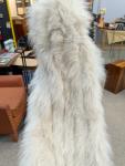 Vintage Blue Fox Fur Coat Size M