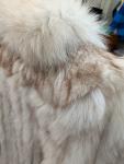 Vintage Blue Fox Fur Coat Size M