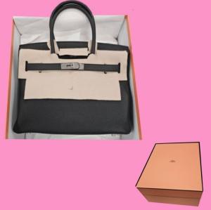 Hermes Birkin Black Togo Leather Handbag 30