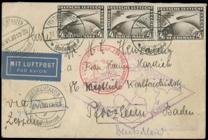 1930 Germany Zeppelin South America Flight Cover