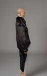 Vintage Chocolate Brown SAGA Mink Fur Jacket