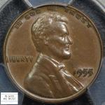 1955 Doubled Die Lincoln Wheat Penny - DDO#1