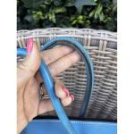 HERMES BIRKIN 35 Blue Jean Togo Leather Bag