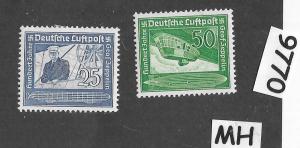 1938 Graf Zeppelin & Hindenburg Airmail Stamp Set