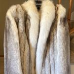 Silver Fox Full Length Fur Coat by Dion Furs