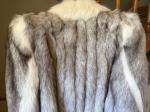 Silver Fox Full Length Fur Coat by Dion Furs
