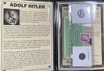 Adolf Hitler 1945 Album Coin and Stamp Collection