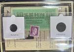 Adolf Hitler 1945 Album Coin and Stamp Collection