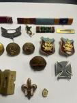 WW2 Military and Boy Scout Collectibles Set