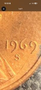1969-S Double Die Lincoln Penny Collectible