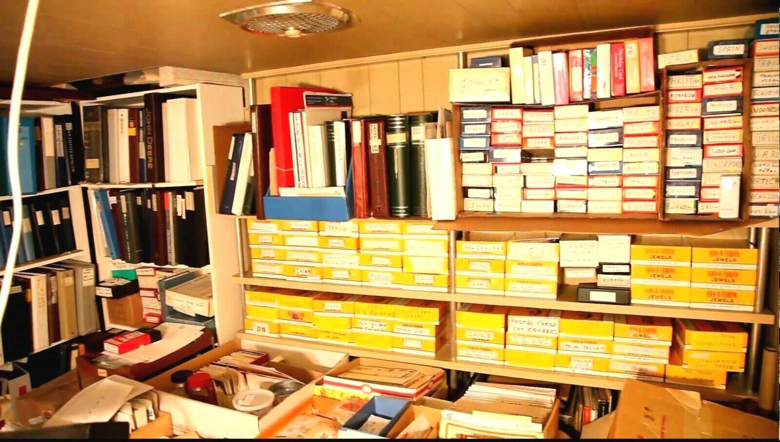 Massive Rare Stamp Collection with Albums and Glassines