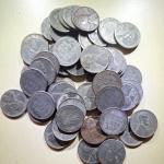 Set of 3 1943 S Steel Lincoln Wheat Cents