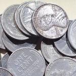 Set of 3 1943 S Steel Lincoln Wheat Cents