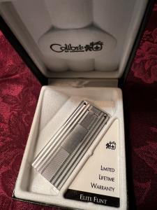 Rare Colibri Silver Flint Lighter Made in Japan