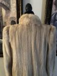 Stunning Mink Beige Fur Coat, Size 8