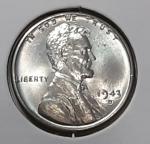 1943 Lincoln Wheat Cent D - Uncirculated Coin