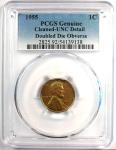 1955 Doubled Die Lincoln Cent DDO - PCGS Uncirculated