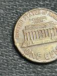 1974 Lincoln Memorial Penny No Mint Mark