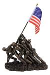 Iwo Jima Marines Flag Raising Decorative Figurine
