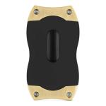 Colibri V-Cut Cigar Cutter in Brushed Gold