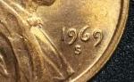 1969-S Lincoln Cent Double Die Variety