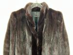 Classic Black MINK Fur Coat for Women