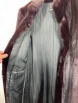 Classic Black MINK Fur Coat for Women