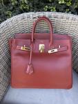 HERMES Haut à Courroies 32 Birkin Box Leather