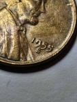 1955 S Mint Wheat Penny with Rare Rim Error