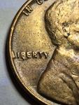 1955 S Mint Wheat Penny with Rare Rim Error