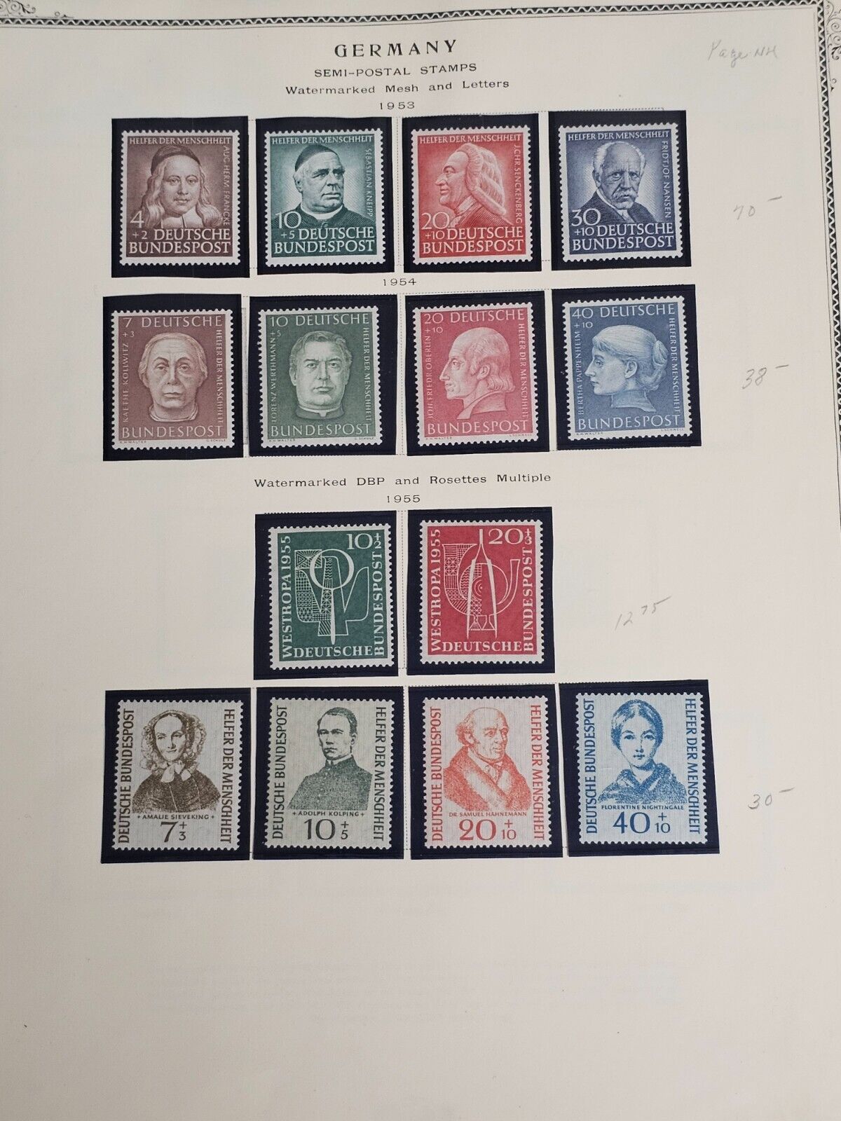 Rare Germany Post War Stamp Collection - $4,128.00