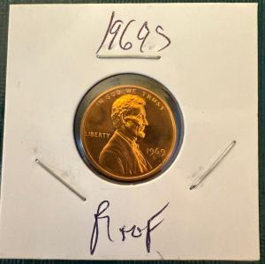 1969S Penny Proof DDR Error Coin
