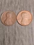 1974-1975 Lincoln Memorial Penny Set No Mint Mark