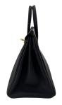Hermes Birkin 25 Black Togo Leather Handbag