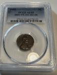 1955 Double Die Lincoln Wheat Cent Penny PCGS AU-55