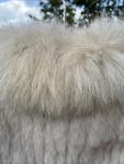 Vintage SAGA FURS Silver Fox Coat, Size M