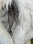 Vintage SAGA FURS Silver Fox Coat, Size M