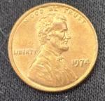 1974 Lincoln Penny Without Mint Mark