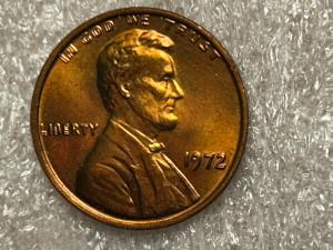 1972 Lincoln Cent Doubled Die Red Gem
