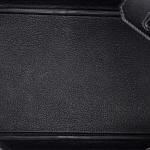 Black Hermes Birkin Handbag with Palladium Hardware