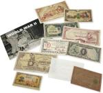 Pacific War Collection: 10 WWII Banknotes with Certificate