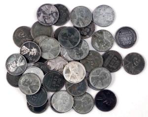 1943 Complete Set of WWII Steel Pennies