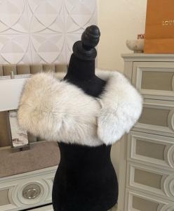 Blue Fox Fur Wrap Collar for Saga Collectibles