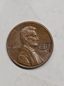 1974 Rare Engraved No Mint Mark Coin