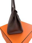 Hermes Birkin 35 Etain Leather Handbag