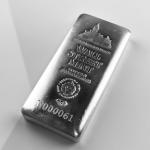 1 Kilo Silver Bar from Wall Street Mint
