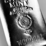 1 Kilo Silver Bar from Wall Street Mint