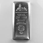 1 Kilo Silver Bar from Wall Street Mint