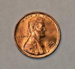 1969 S Penny Double Die Error Rainbow Color